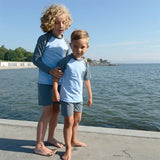 Petit Crabe Breeze/Coal Raglan UV Shirt 2