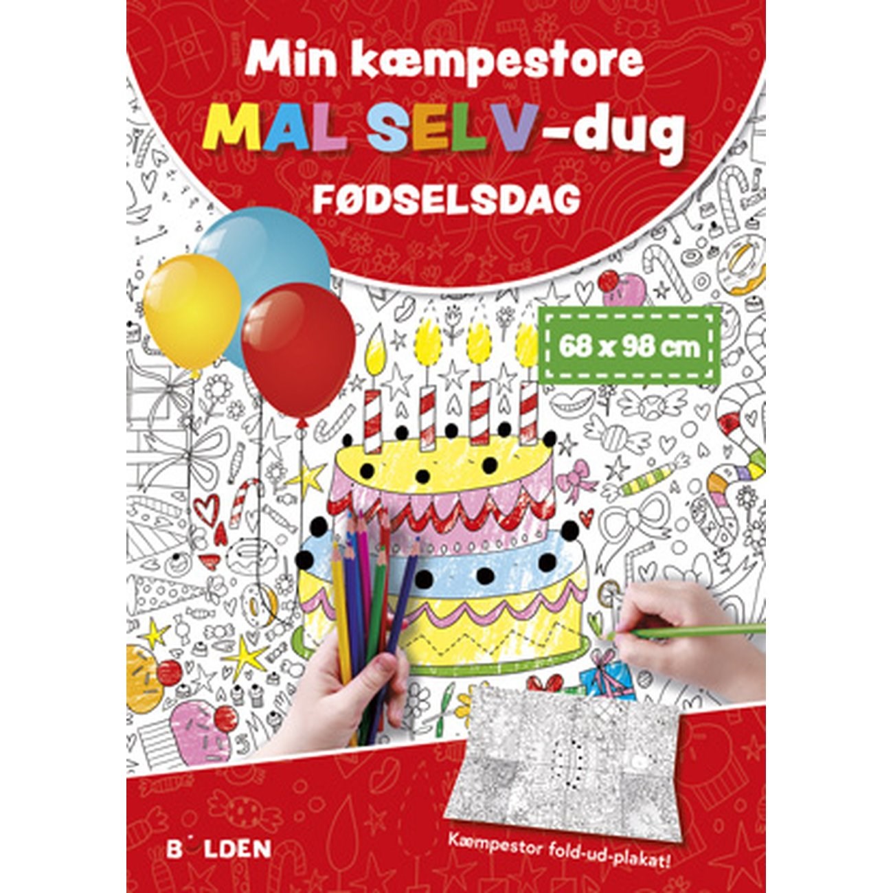 Ball Paint-Yourself-Tablecloth: Birthday