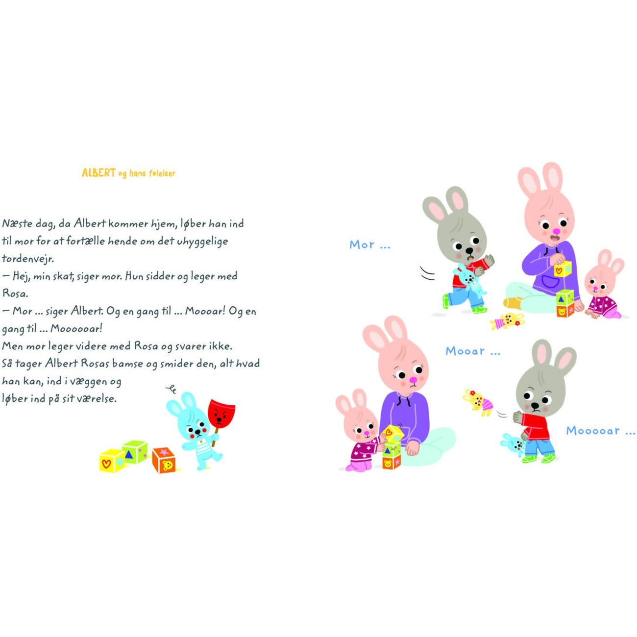 Bolden Læselarven: Albert og hans følelser