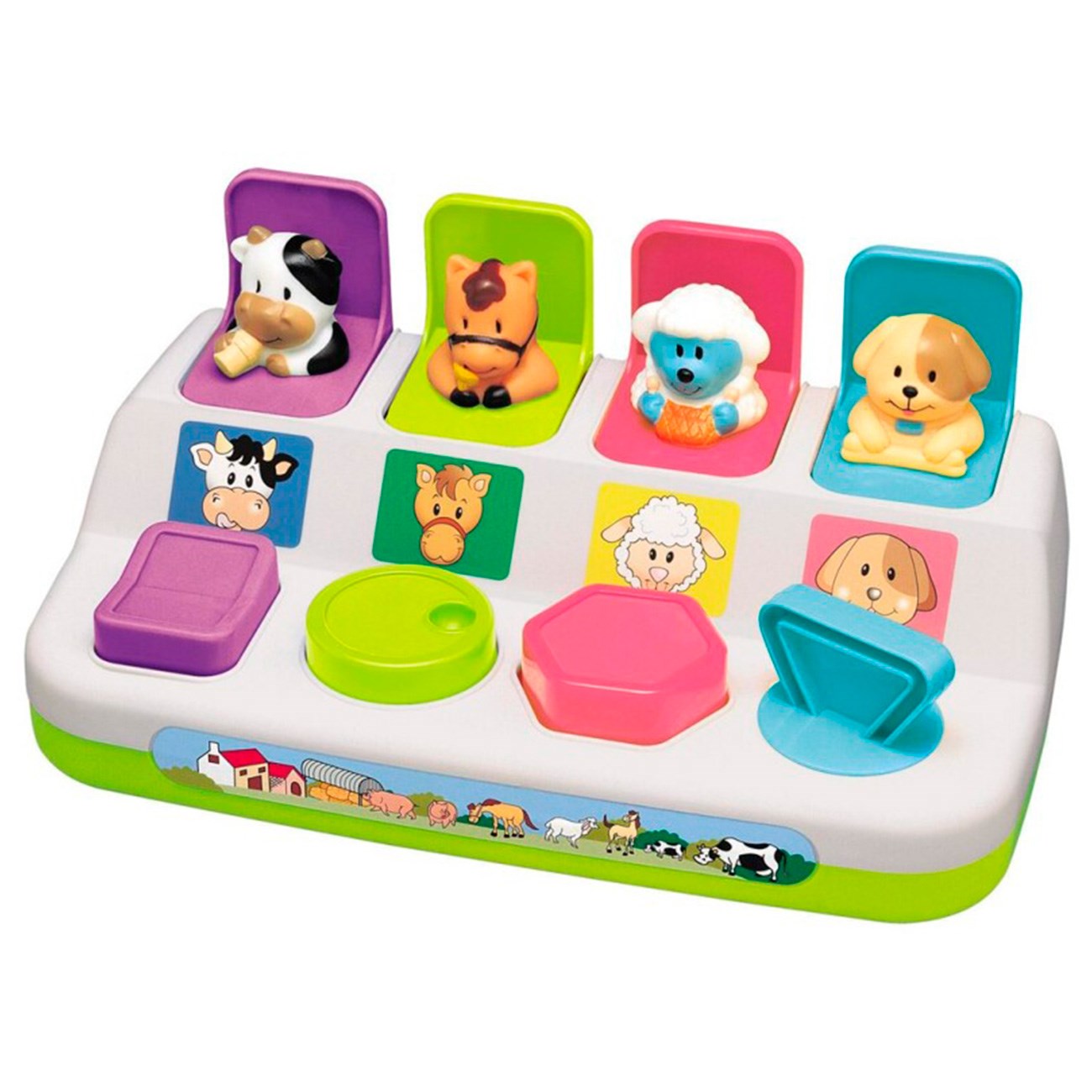 Happy Baby Pop Up Farm Animals