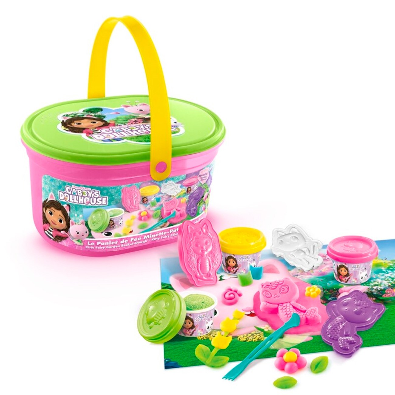 Gabby's Dollhouse Kitty Fairy Garden Bucket