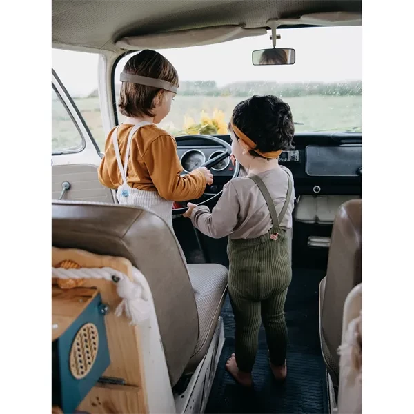 Silly Silas Hippy Footless Tights Olive