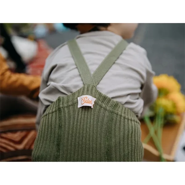 Silly Silas Hippy Footless Tights Olive