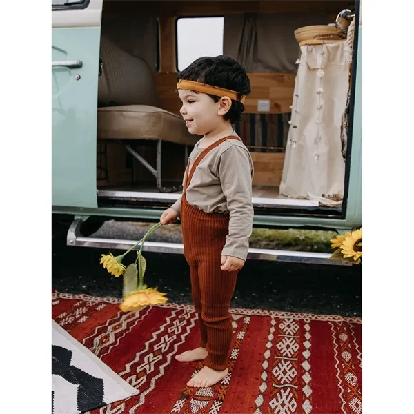 Silly Silas Hippy Footless Tights Cinnamon