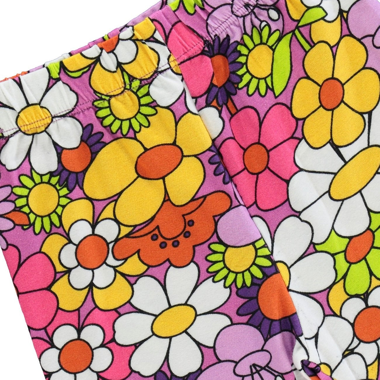 Småfolk Spring Pink Cycling Shorts With Flowers