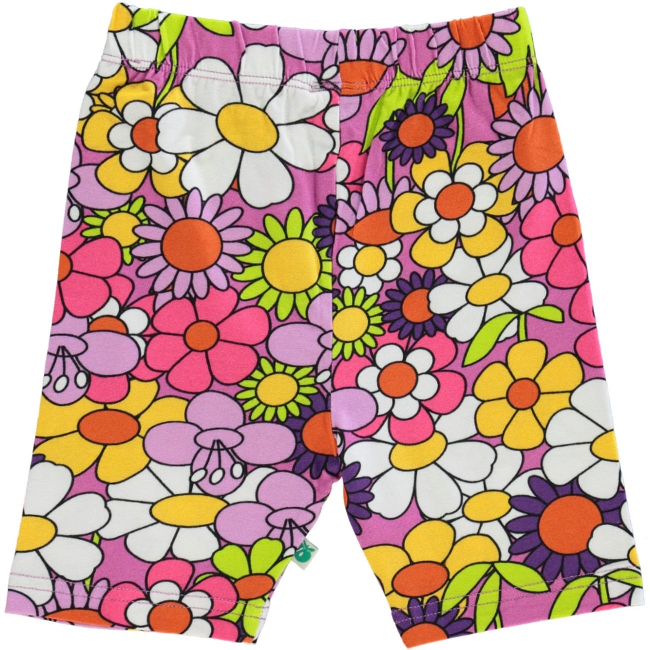 Småfolk Spring Pink Cycling Shorts With Flowers