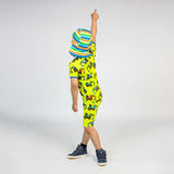 Småfolk Bright Green Cycling Shorts With Tractors