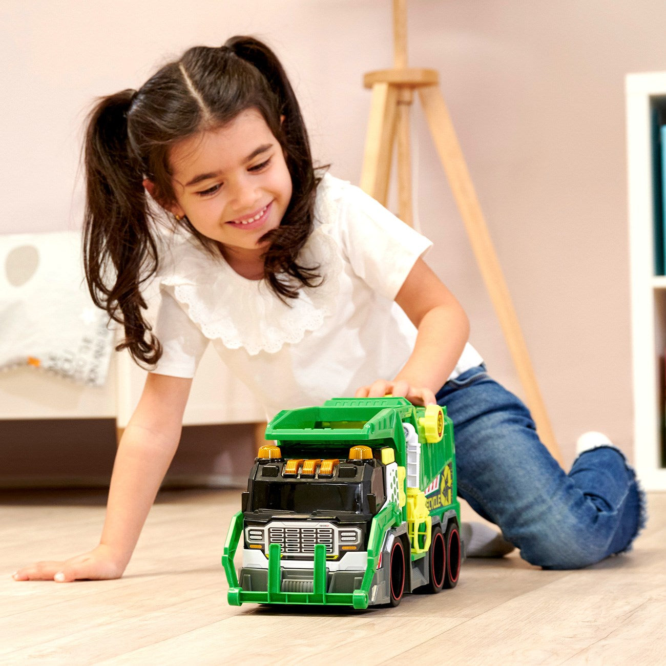 Dickie Toys Recycling Cart