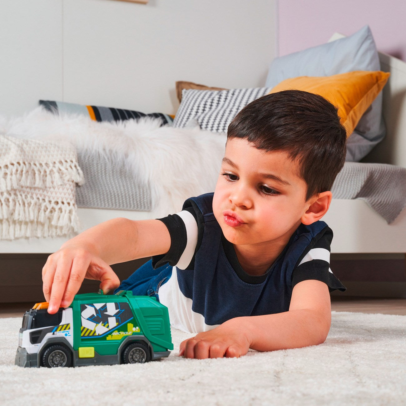 Dickie Toy Recycling Cart