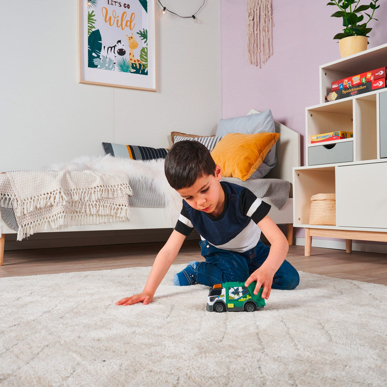Dickie Toy Recycling Cart