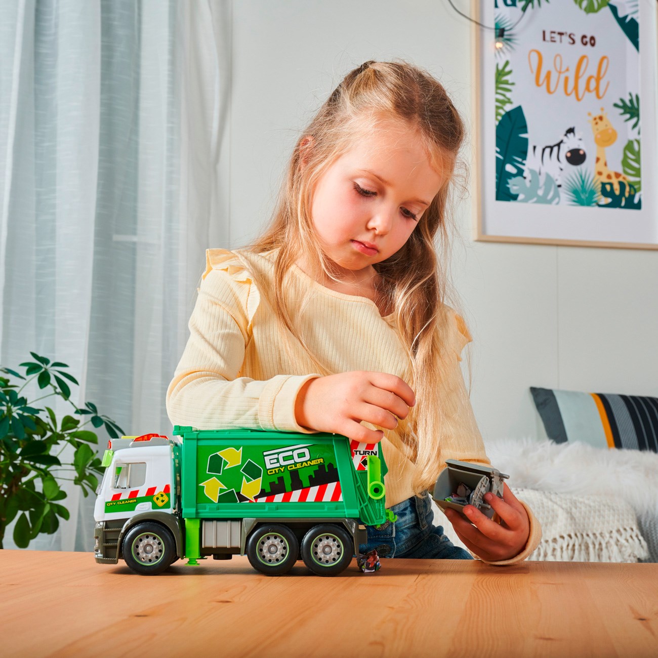 Dickie Toys Mercedes Garbage Truck