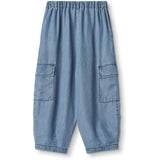 Fliink Light Denim Blue Hi Cargo Pant