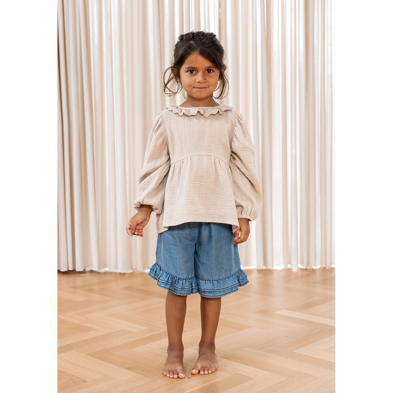 Fliink Light Denim Blue Hi Shorts