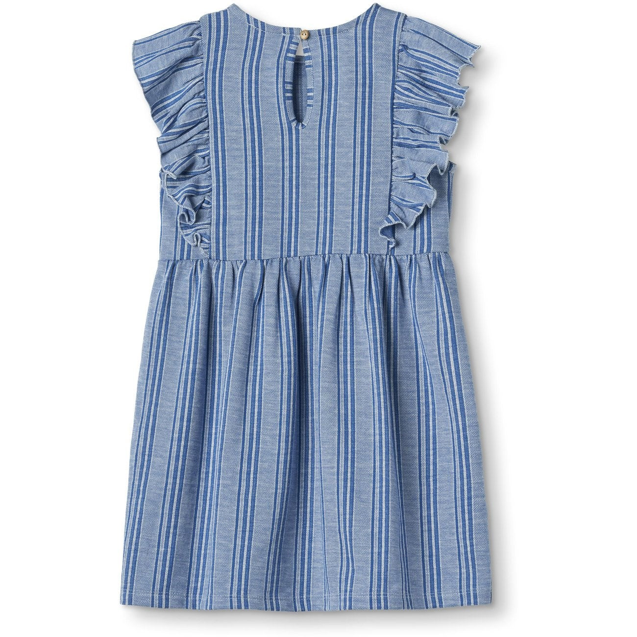 Fliink Cloud Dancer Mazerine Blue Stripe Miro Dress