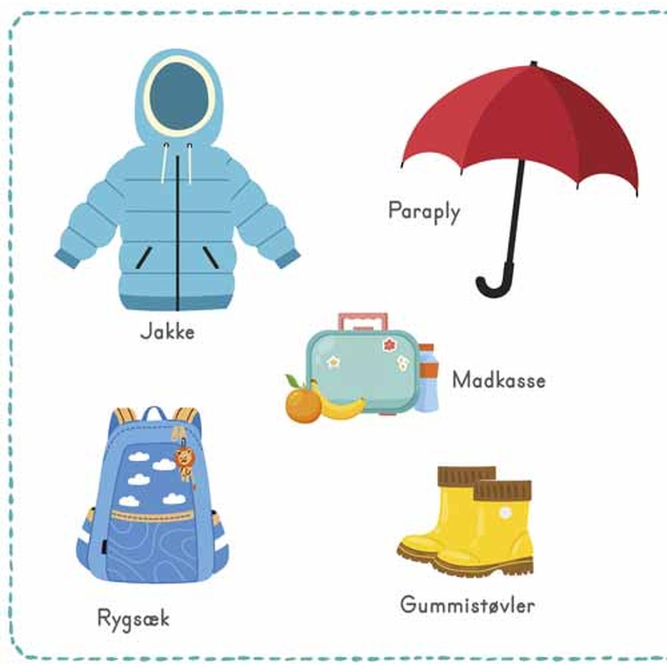 Bolden Min Fuld-Af-Farver Billedordbog: Ting og Sager