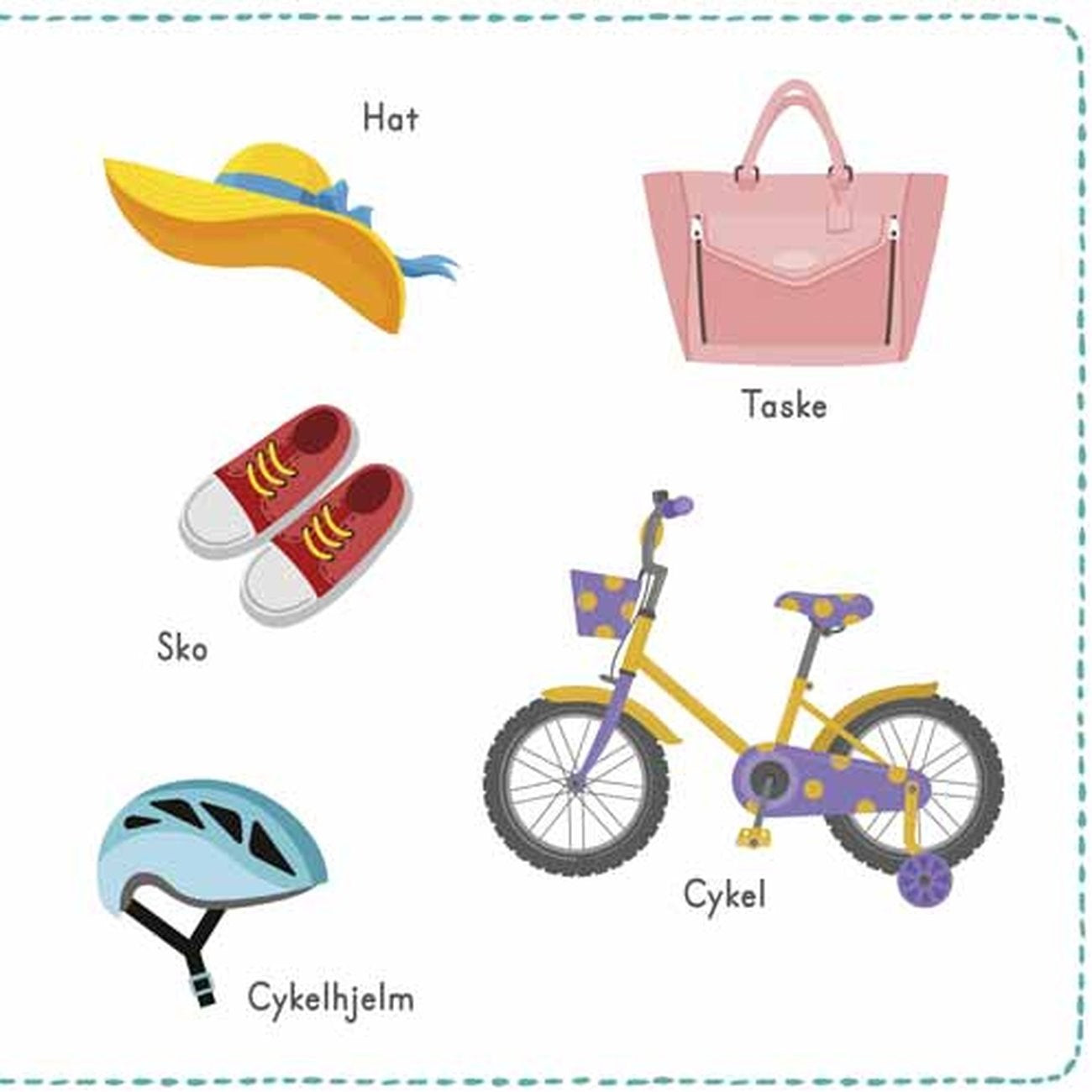 Bolden Min Fuld-Af-Farver Billedordbog: Ting og Sager