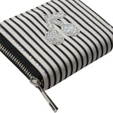 Sofie Schnoor White Black Striped Wallet