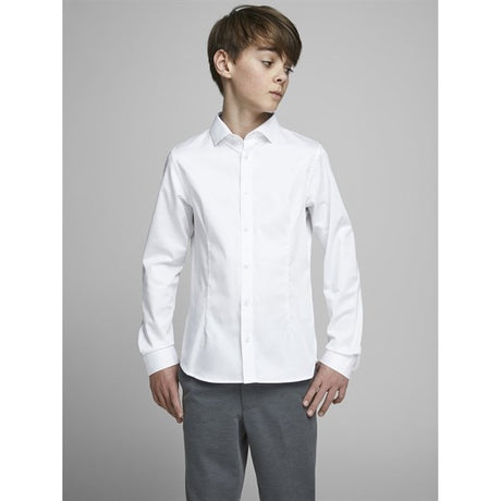Jack & Jones Junior White Parma Shirt Noos