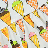 Småfolk Cream Short-Sleeved Dress With Ice Cream