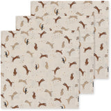 Konges Sløjd 3-Pack Muslin Cloths GOTS Roar
