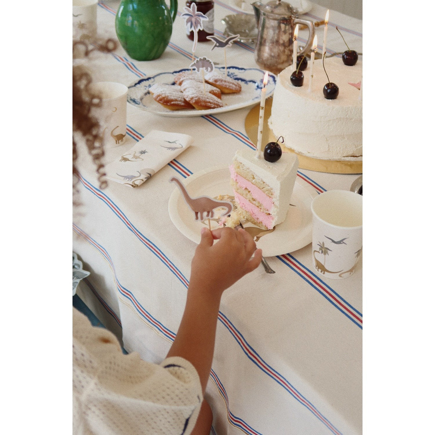 Konges Sløjd Birthday Candles Print Lemon