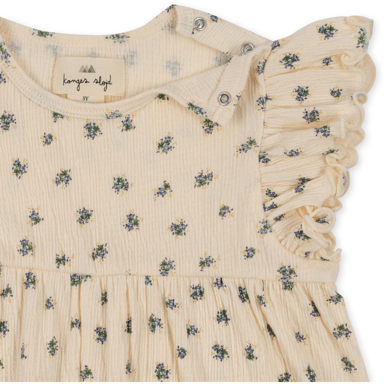 Konges Sløjd Bloomie Blue Chleo Frill Romper