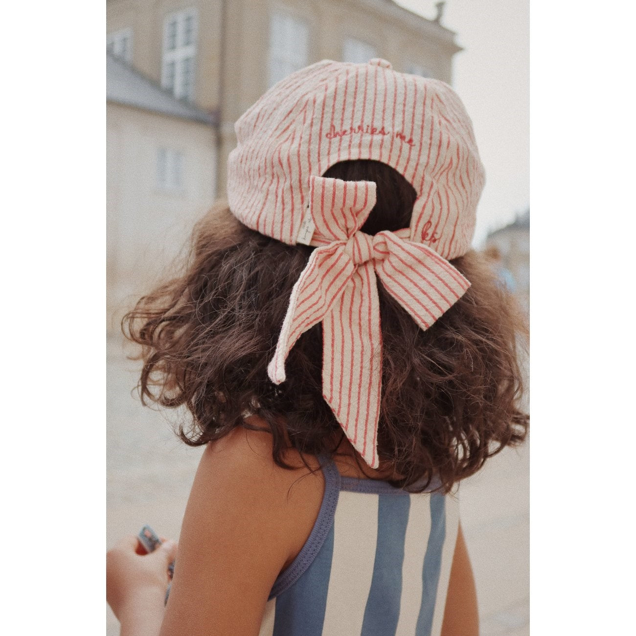 Konges Sløjd Ellie Bow Cap Amour Stripe