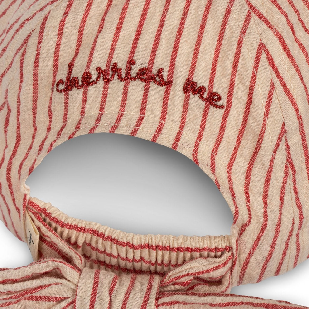 Konges Sløjd Ellie Bow Cap Amour Stripe