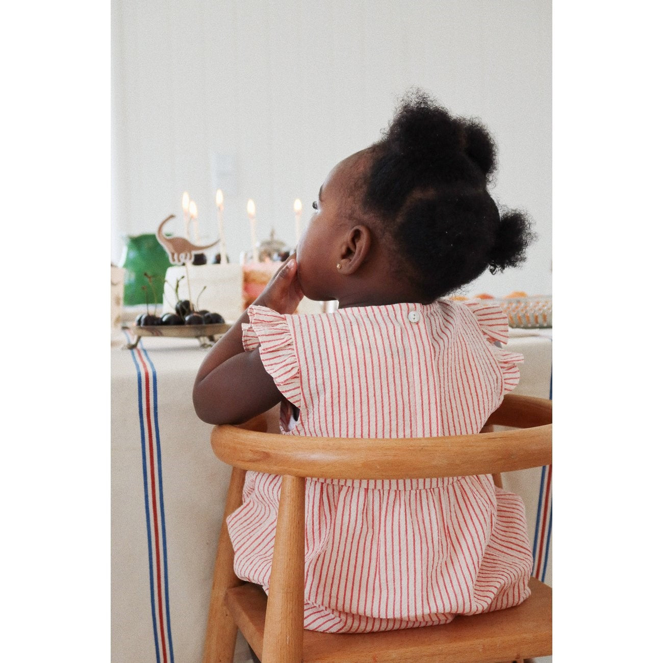 Konges Sløjd Amour Stripe Ellie Frill Romper