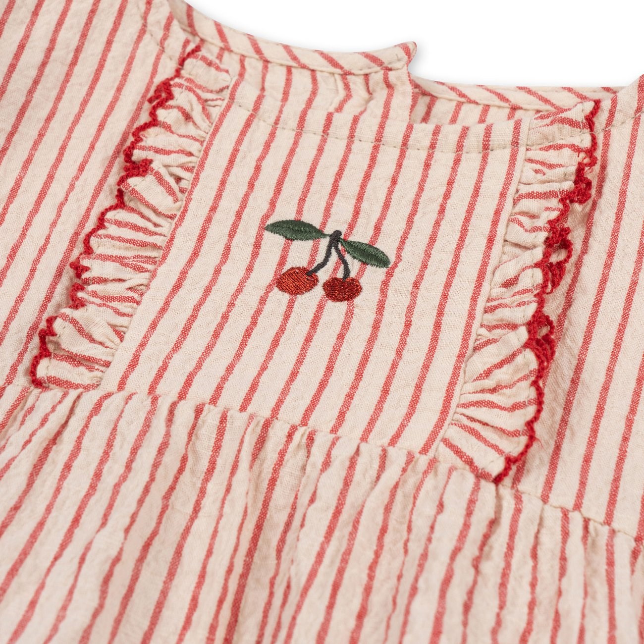 Konges Sløjd Amour Stripe Ellie Frill Romper