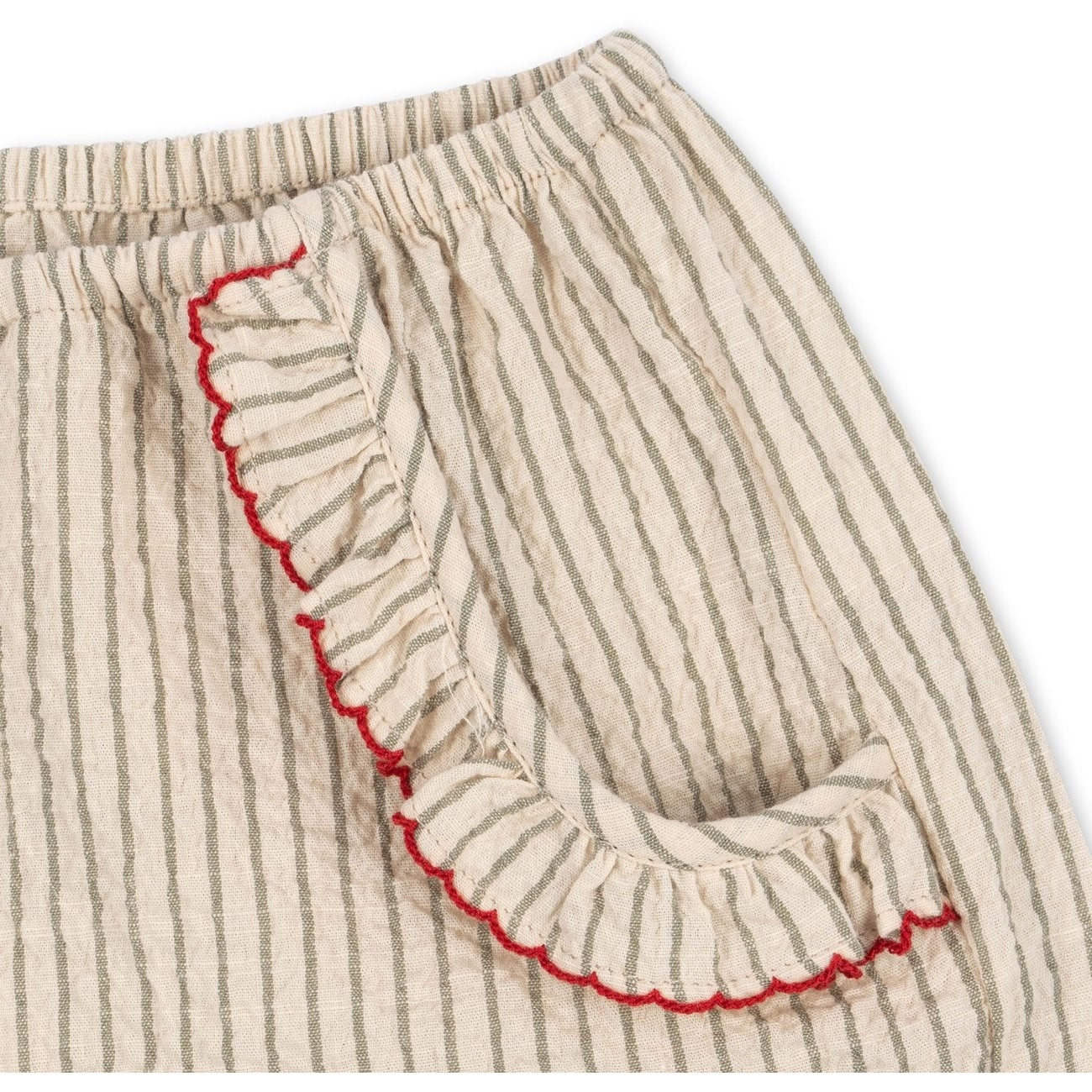 Konges Sløjd Tea Stripe Ellie Frill Shorts