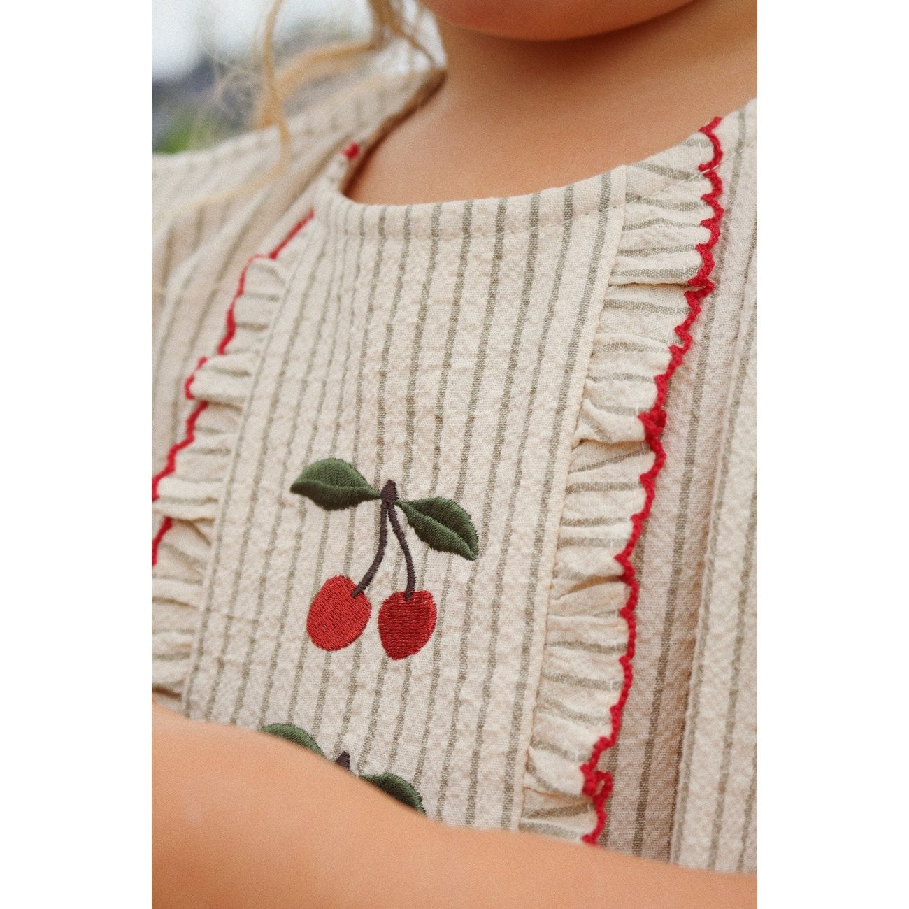 Konges Sløjd Tea Stripe Ellie Frill Top