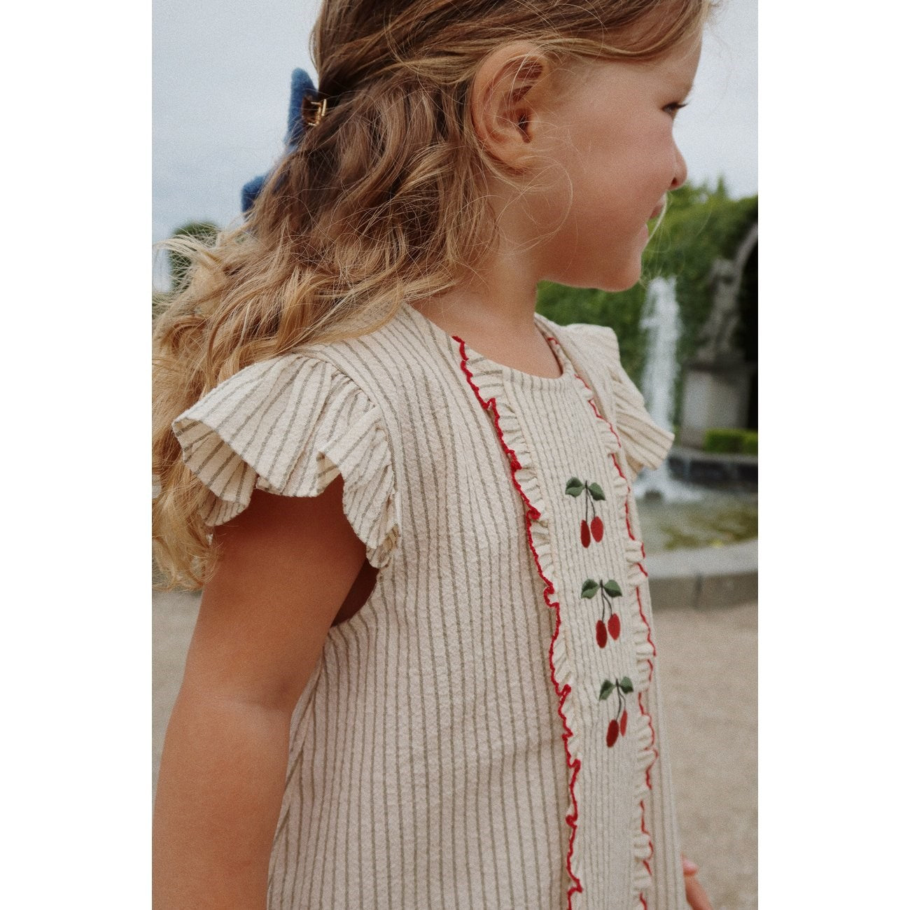 Konges Sløjd Tea Stripe Ellie Frill Top