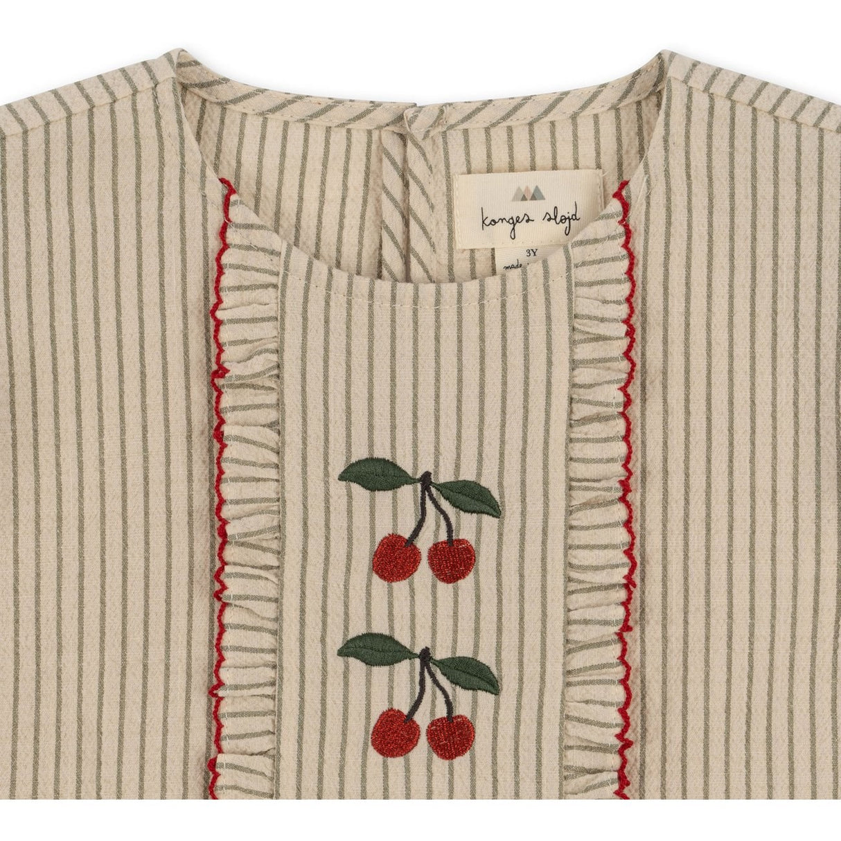 Konges Sløjd Tea Stripe Ellie Frill Top