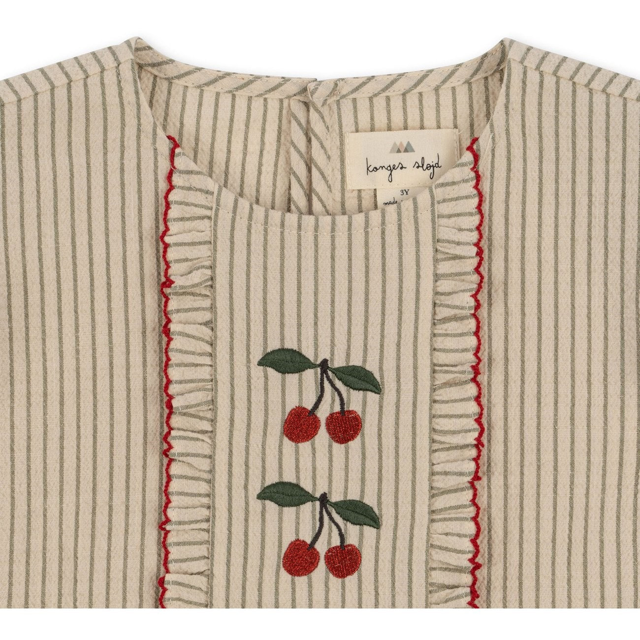 Konges Sløjd Tea Stripe Ellie Frill Top