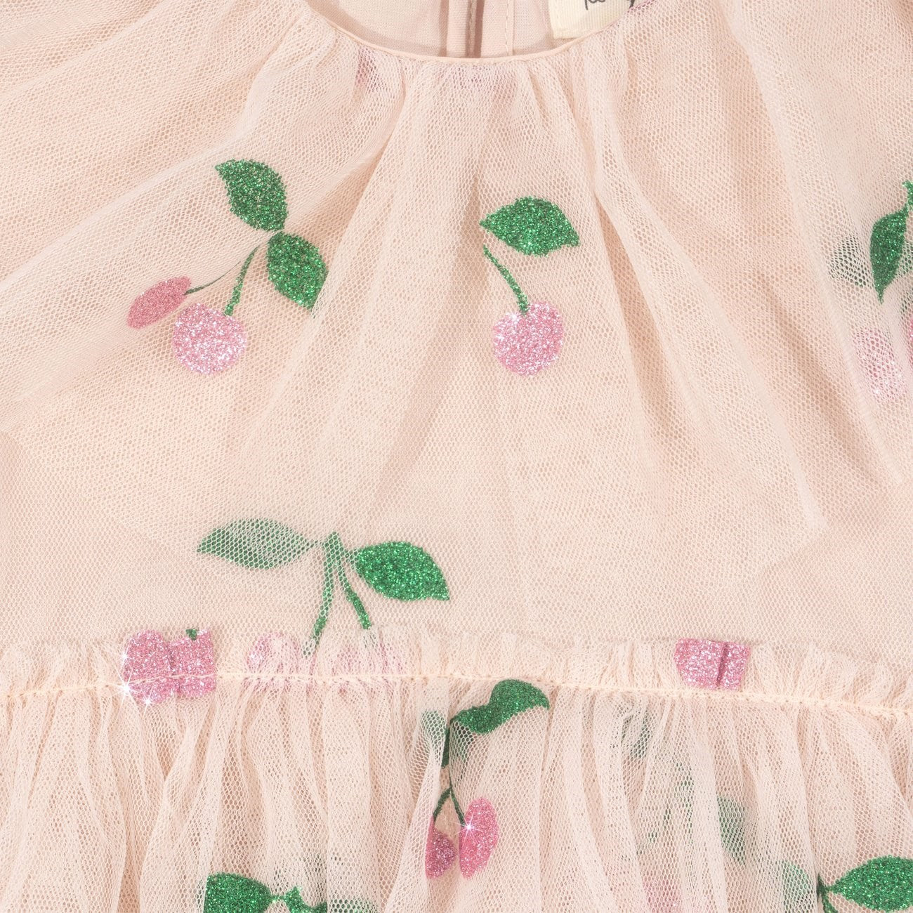 Konges Sløjd Ma Grande Cerise Pink Glitter Mili Glitter Dress