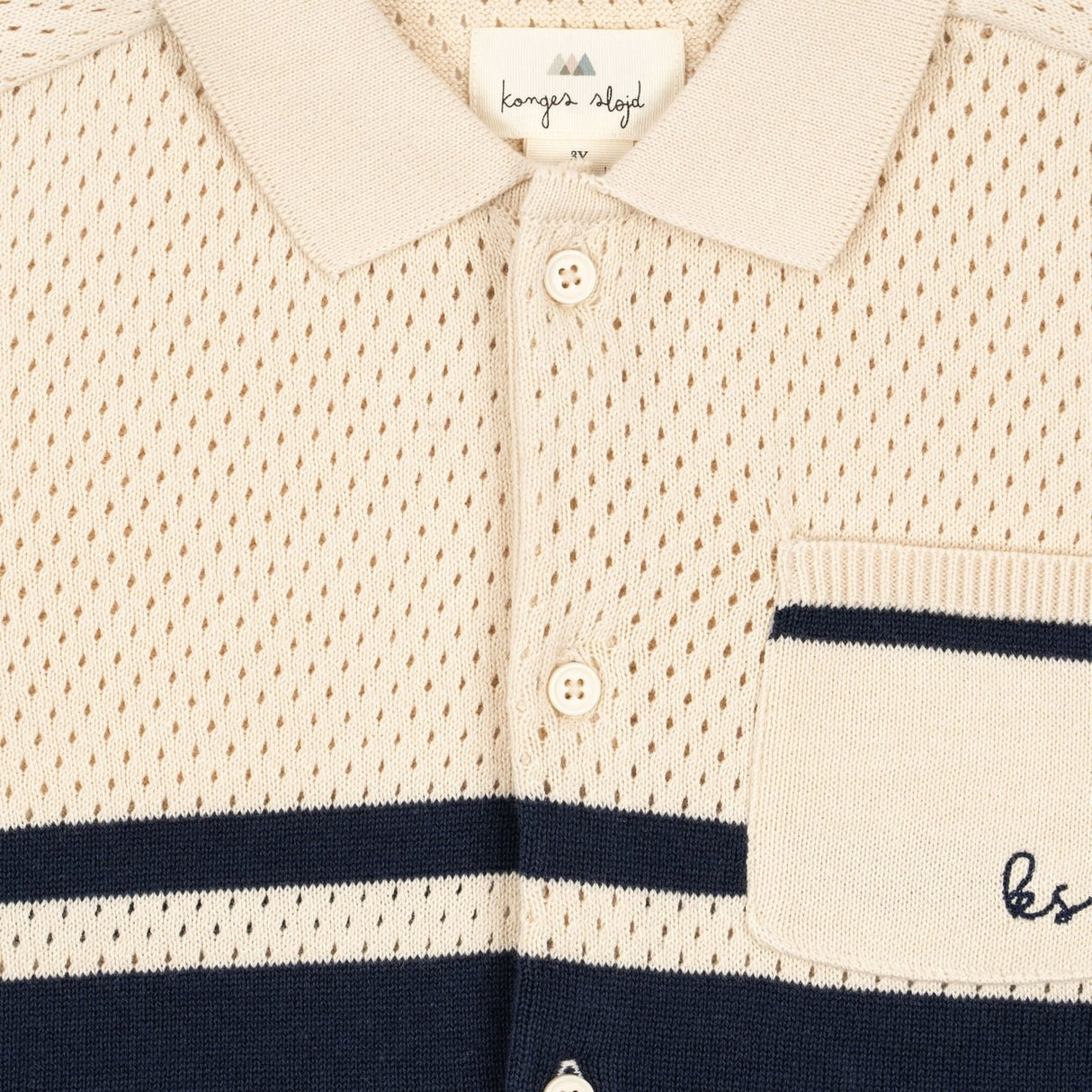 Konges Sløjd Blue Stripe Hai Knit Shirt