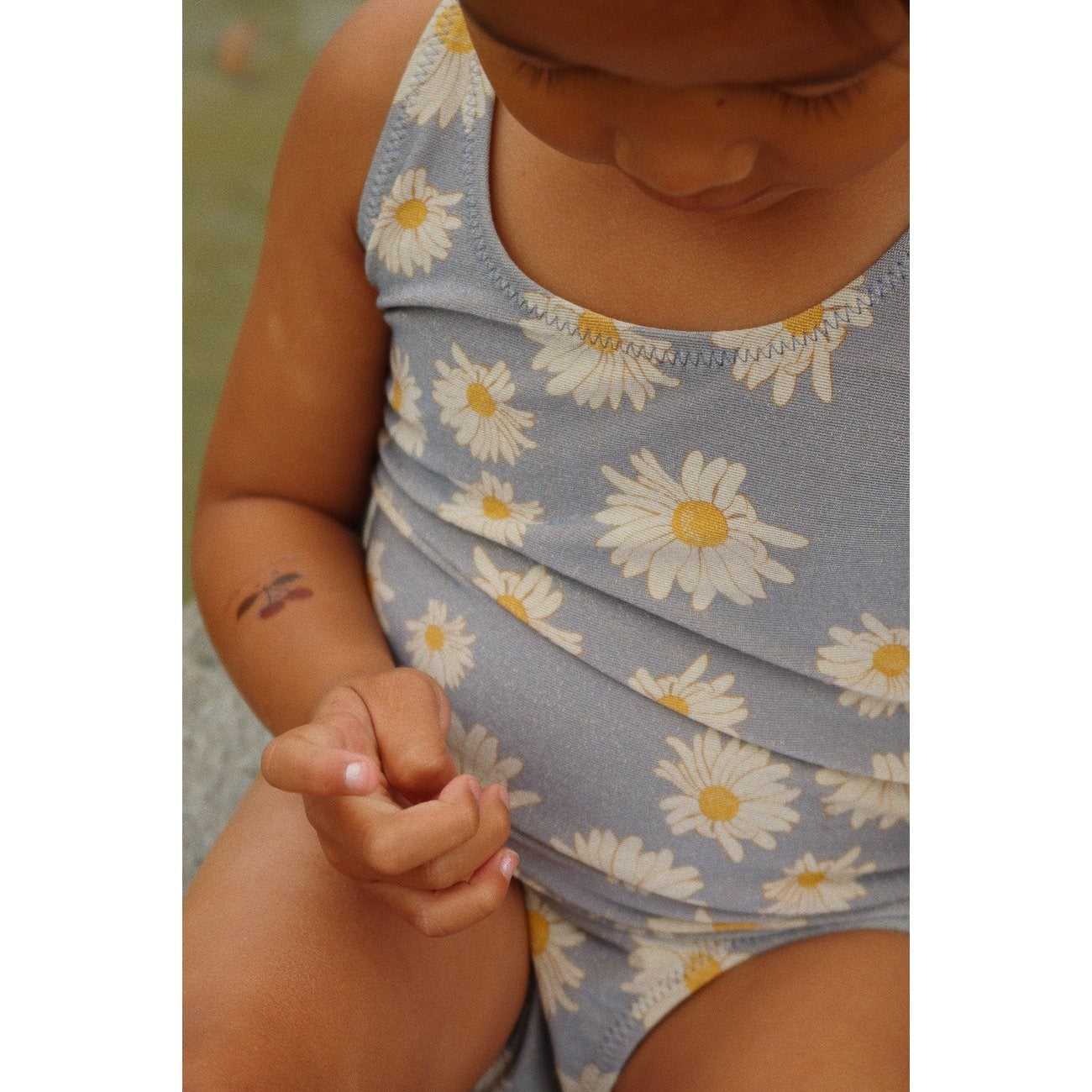 Konges Sløjd Jade Swimsuit Daisy Blue