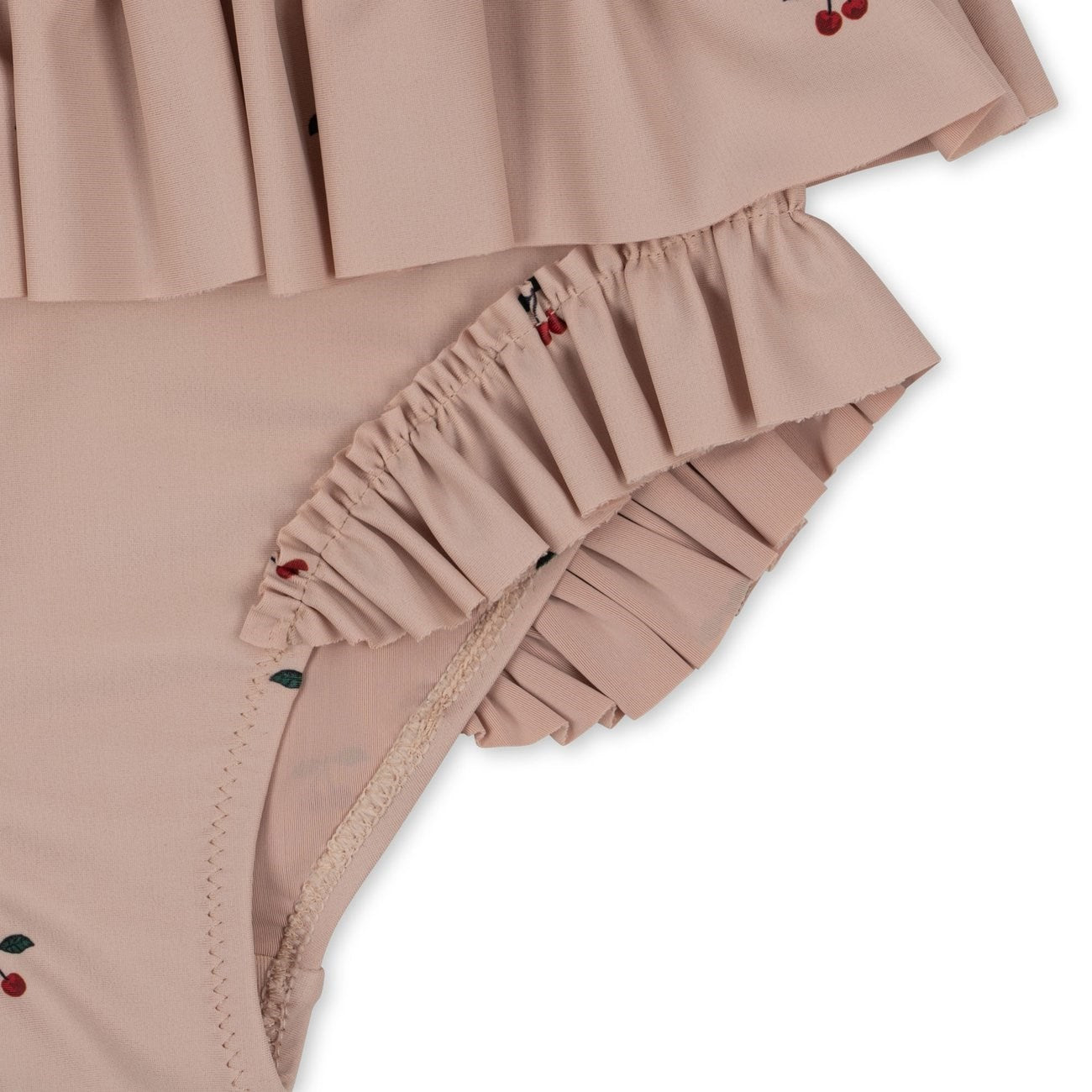 Konges Sløjd Manuca Frill Swimsuit Cherry Blush