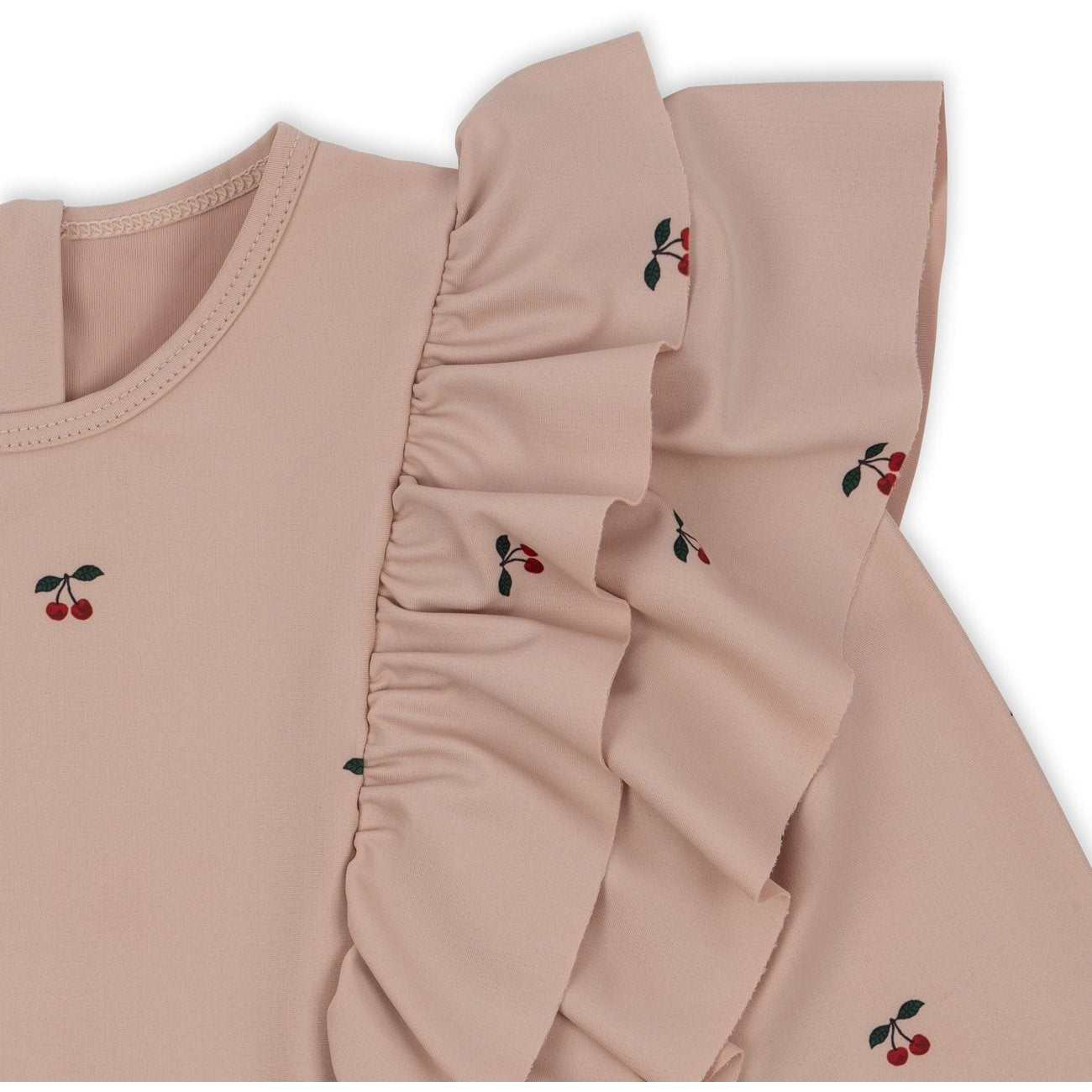 Konges Sløjd Manuca Frill Swim Blouse Cherry Blush