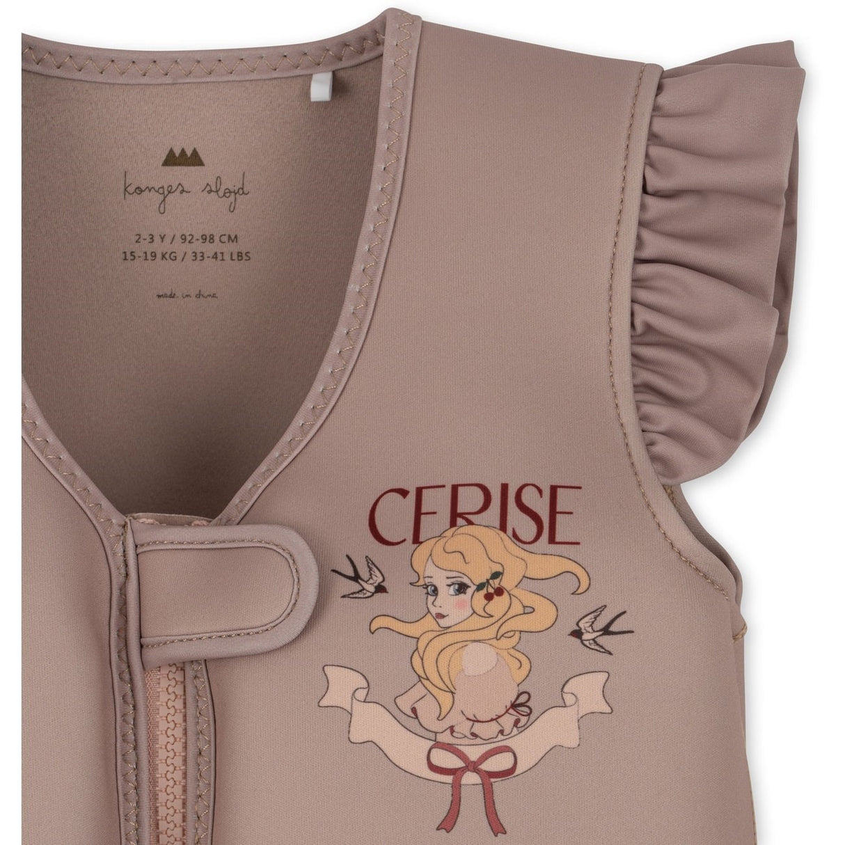 Konges Sløjd Neoprene Swim Vest Frill Princess