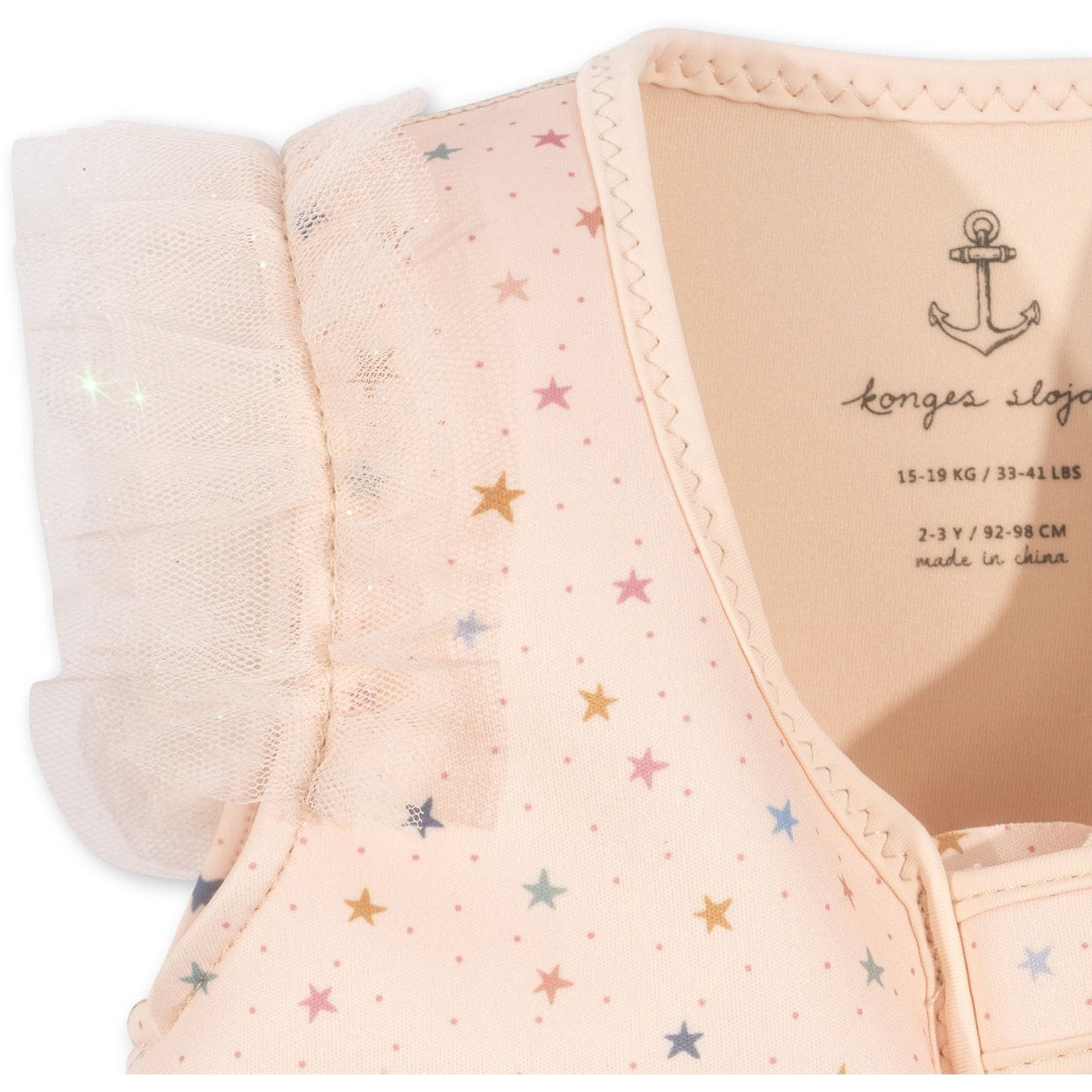 Konges Sløjd Neoprene Swim Vest Frill Star Multi