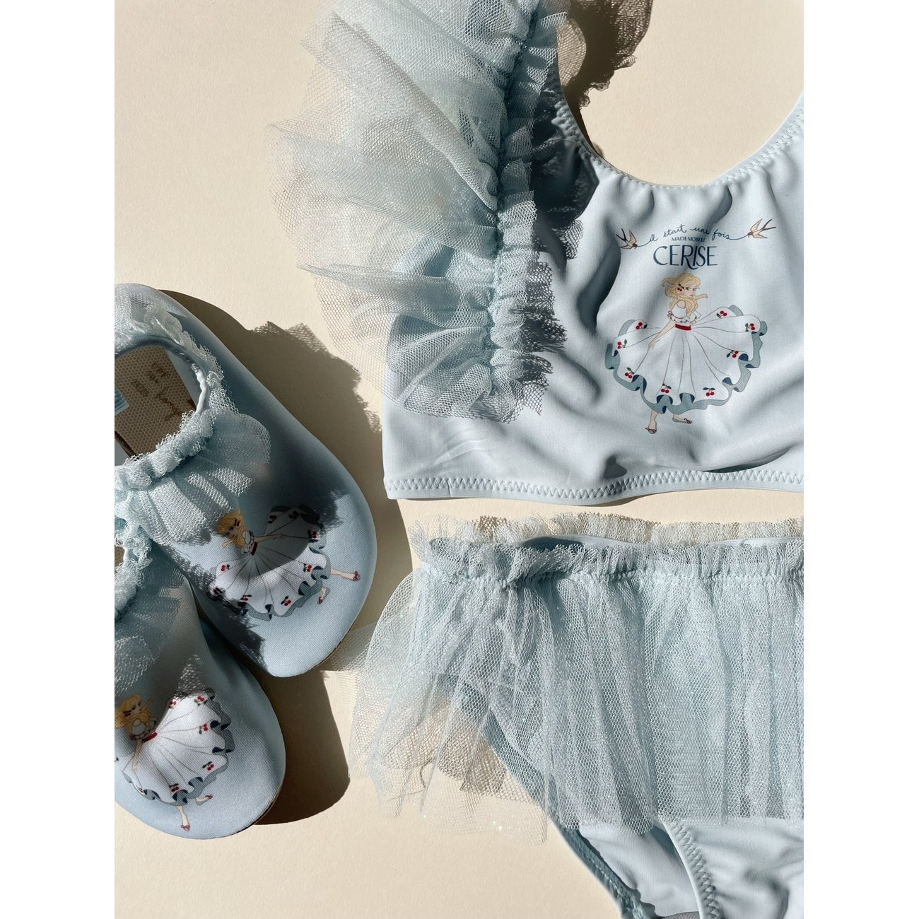 Konges Sløjd Layered Tulle Bikini Niagara Mist