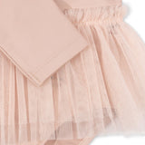 Konges Sløjd Layered Tulle Ls Swimsuit Cherry Blush
