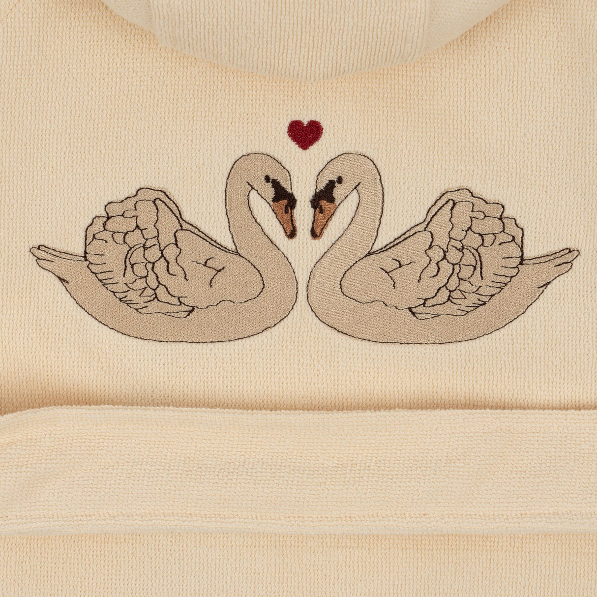 Konges Sløjd Terry Bathrobe w. Embroidery Swan