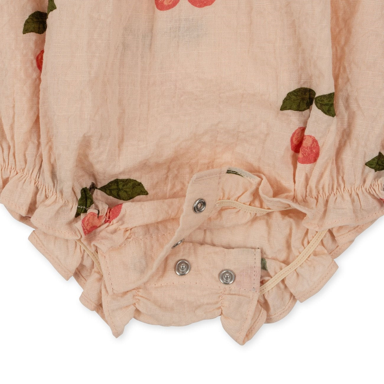 Konges Sløjd Ma Grande Cerise Pink Vida Puff Sleeves Romper