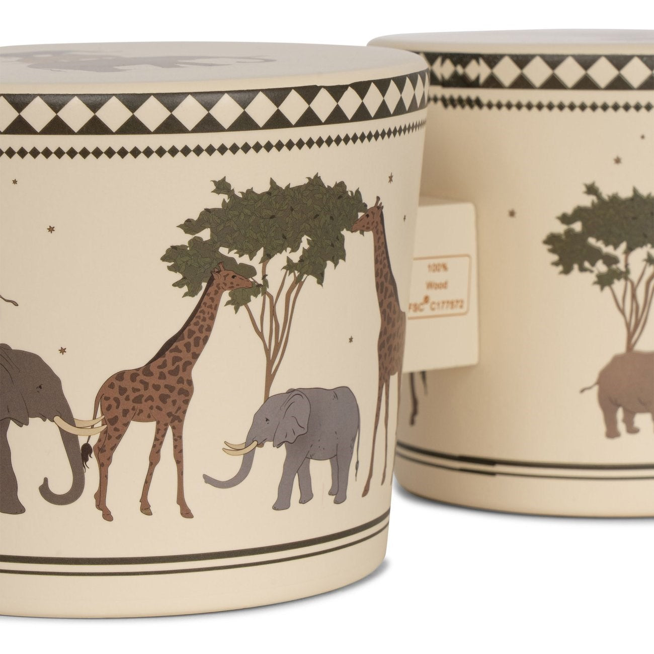 Konges Sløjd Bongo Drums Wood Safari