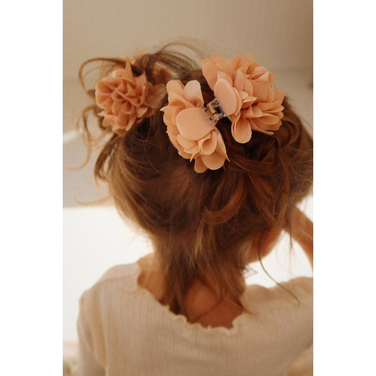 Konges Sløjd 2-Pack Hair Clip Flower Brazilian Sand