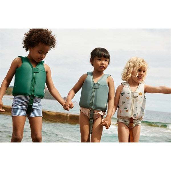 Liewood Dove Crocodile Swim Vest Garden Green
