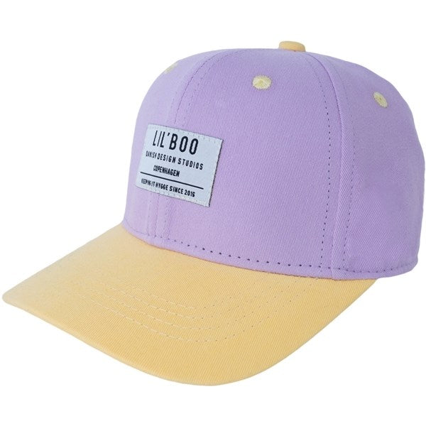 Lil' Boo Block Snapback Cap Purple/Yellow